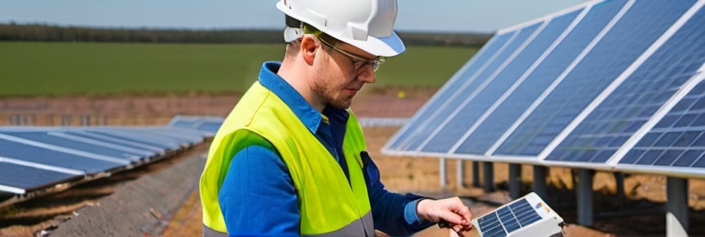 Solar Power Control Station