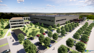 Avnet manufacturing site in Eschbach render